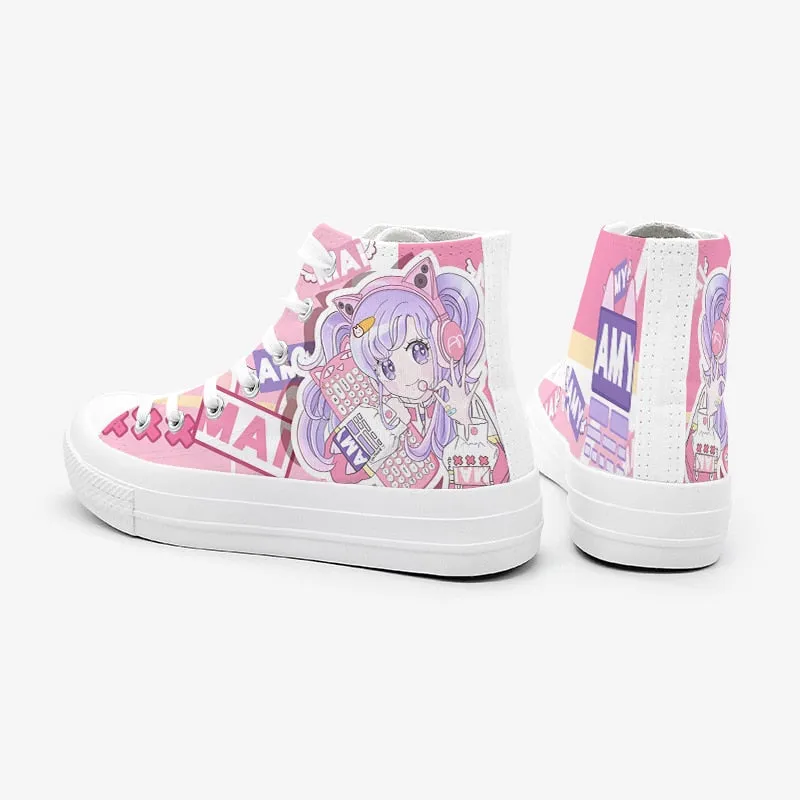 Candycore Amy High Top Sneakers