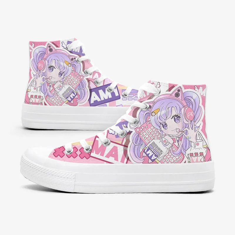 Candycore Amy High Top Sneakers