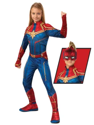 Captain Marvel Classic Hero Suit Child Costume - Buy Online Only