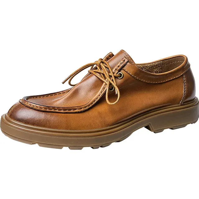 Casual Genuine Leather British Style Shoes