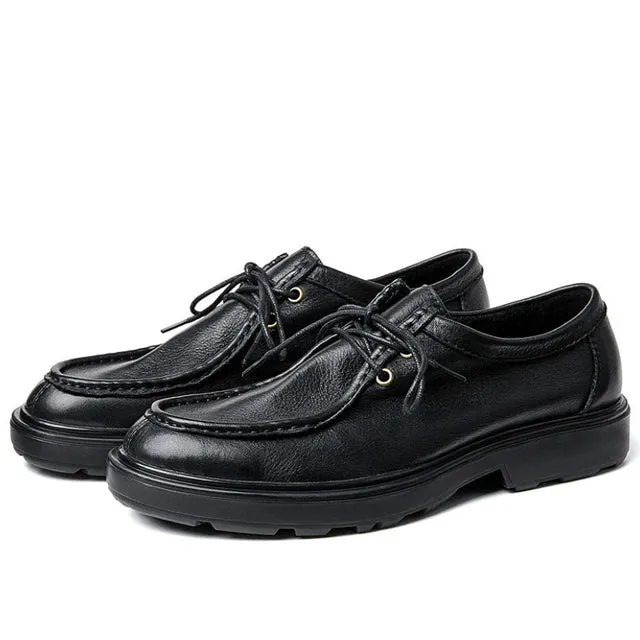 Casual Genuine Leather British Style Shoes