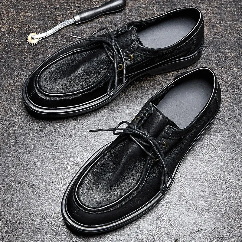 Casual Genuine Leather British Style Shoes