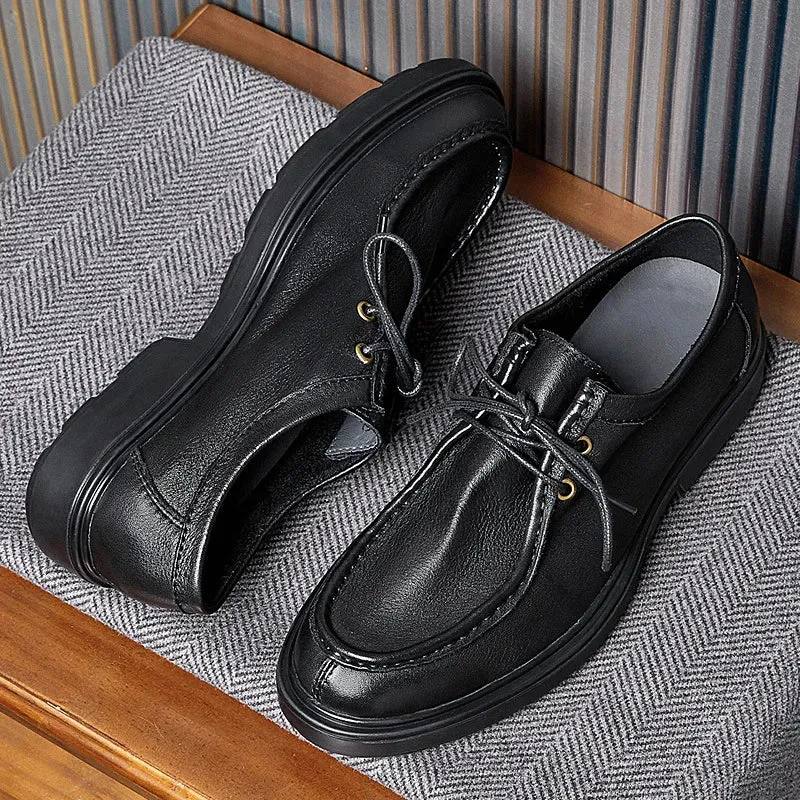 Casual Genuine Leather British Style Shoes