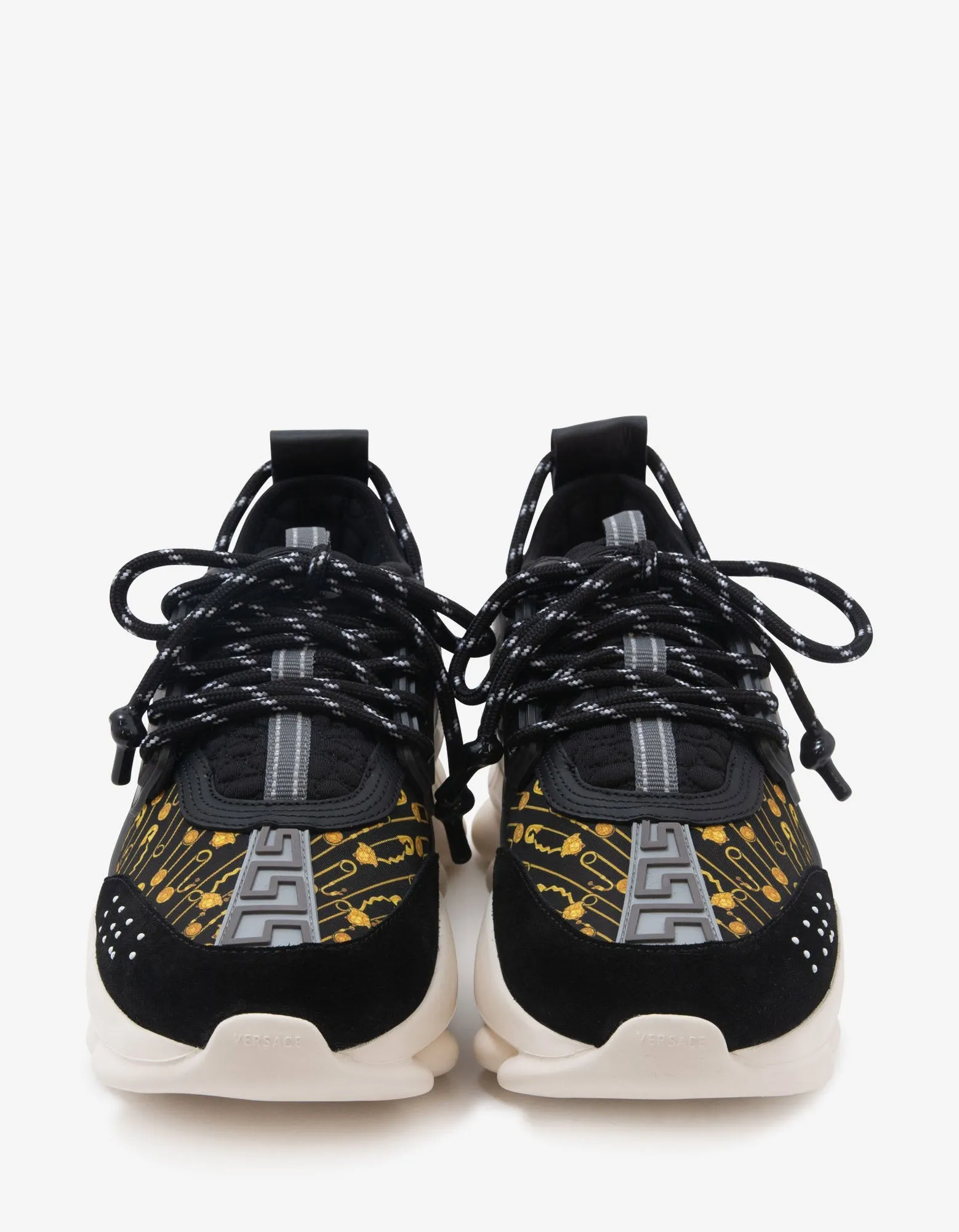 Chain Reaction Safety Pin Print Trainers