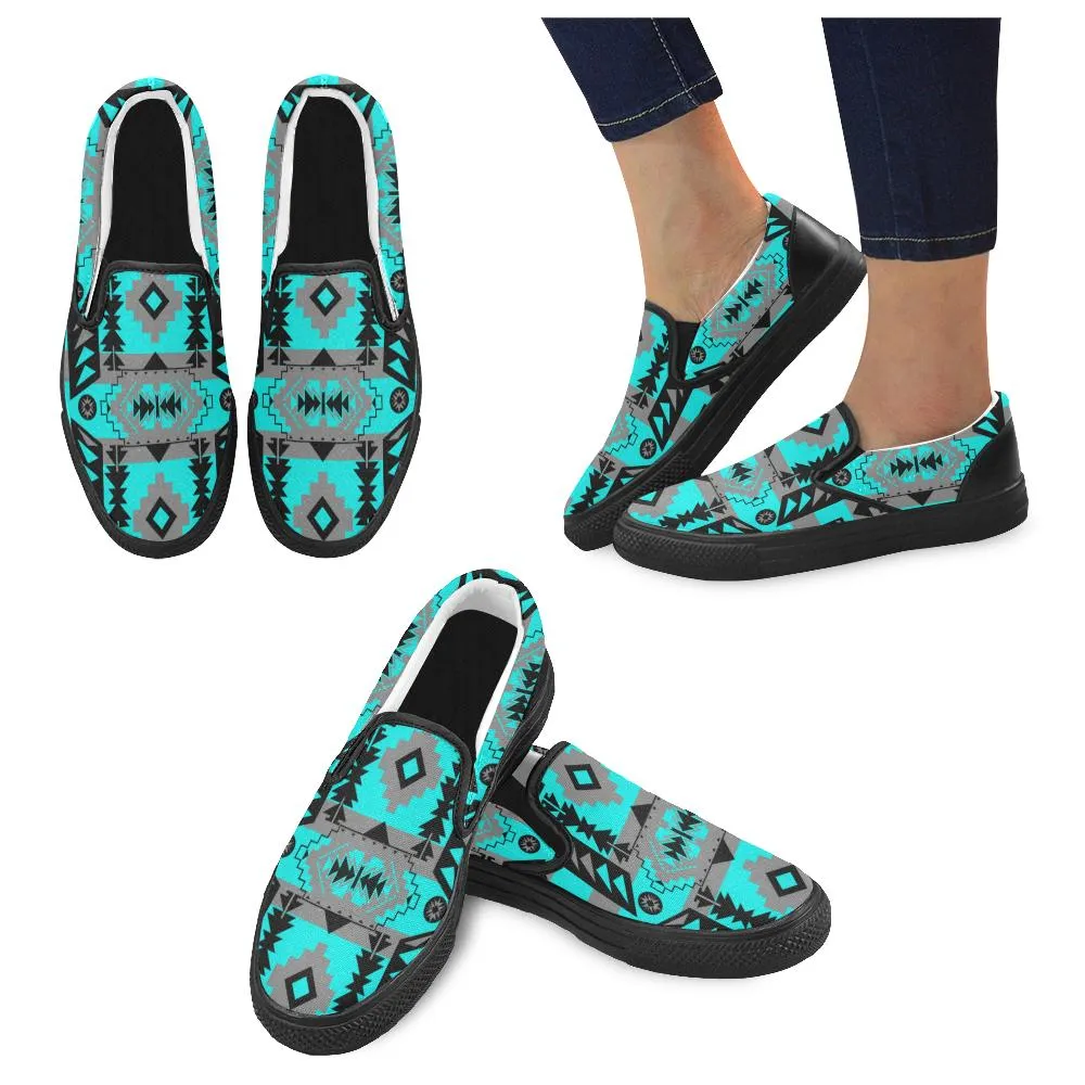 Chiefs Mountain Sky Women's Unusual Slip-on Canvas Shoes