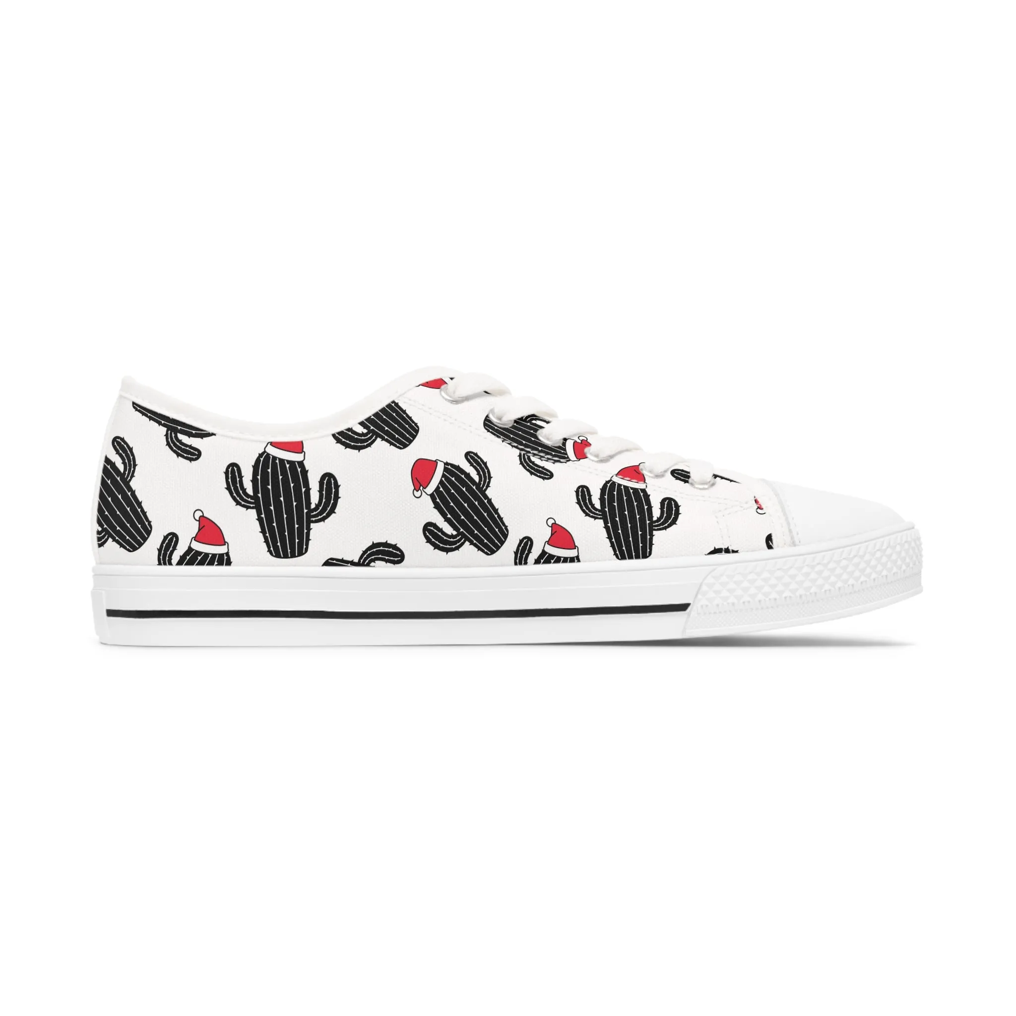 Christmas Cactus Women's Low Top Sneakers