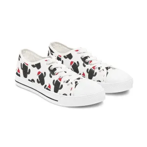 Christmas Cactus Women's Low Top Sneakers