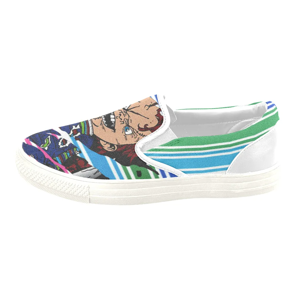 CHUCCY Men's Unusual Slip-on Canvas Shoes