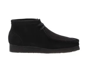 Clarks Originals Wallabee Boots Women's Black Suede 26155521