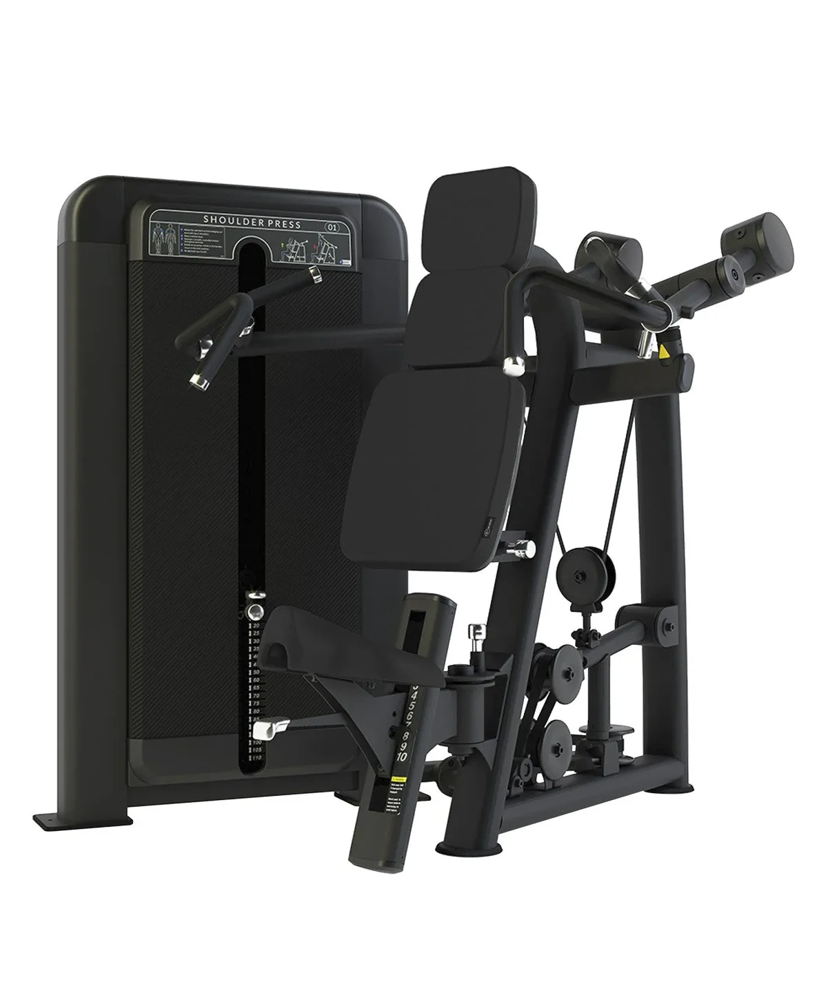 Club Line Shoulder Press (Converging Axis / Independent Arm) Weight Stack Tower