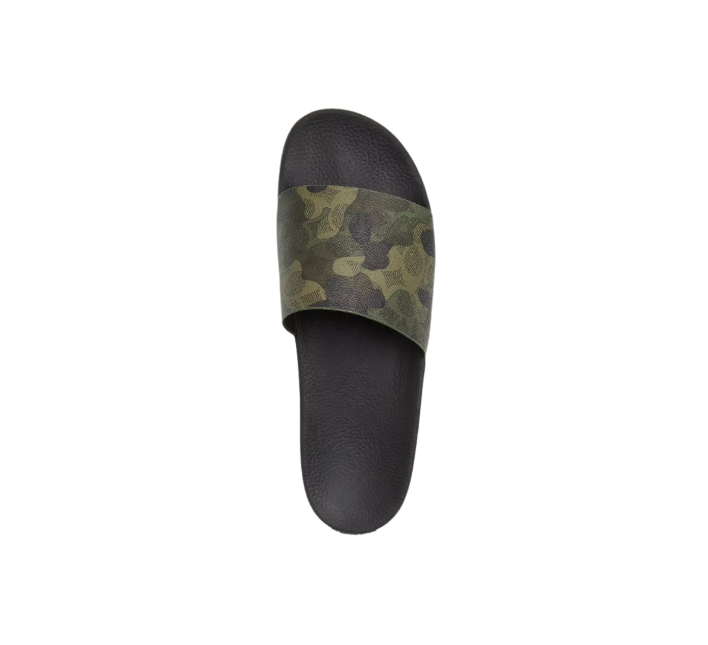 Coach Mens Signature Camo Print Slide Sandals