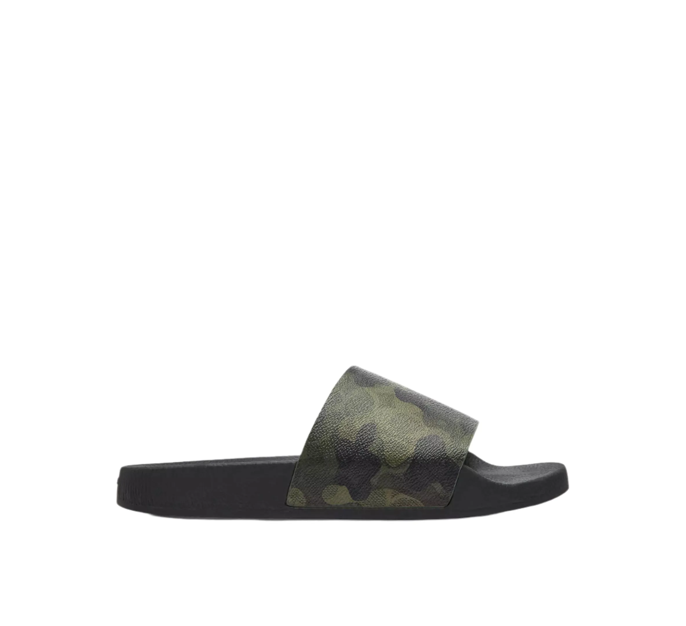 Coach Mens Signature Camo Print Slide Sandals