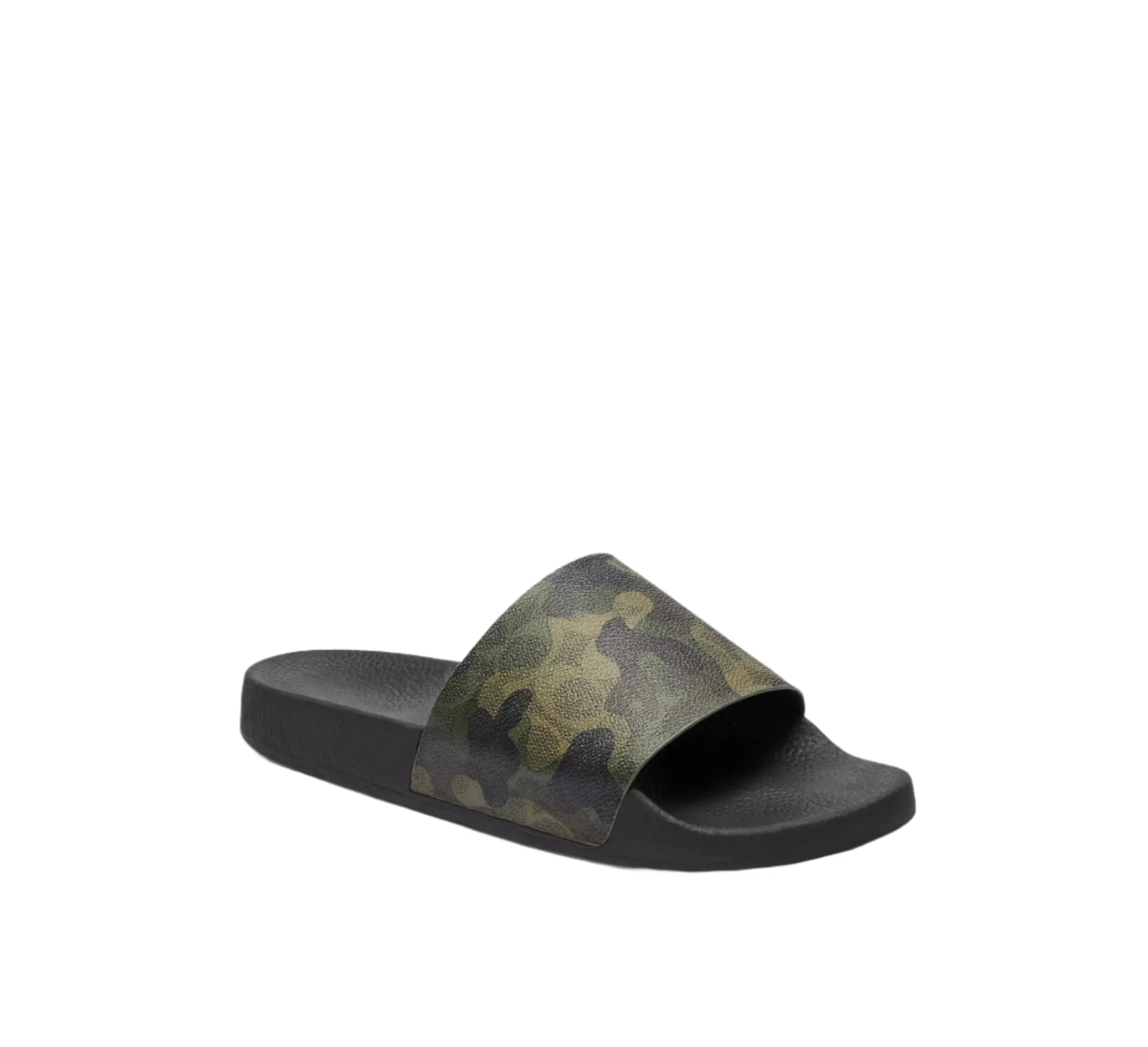 Coach Mens Signature Camo Print Slide Sandals