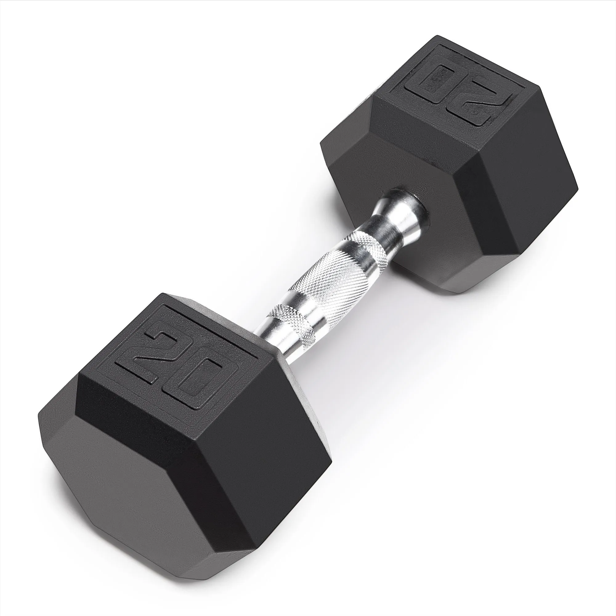 Contoured Ergonomic Knurled Grip Dumbbells