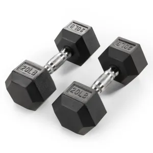 Contoured Ergonomic Knurled Grip Dumbbells