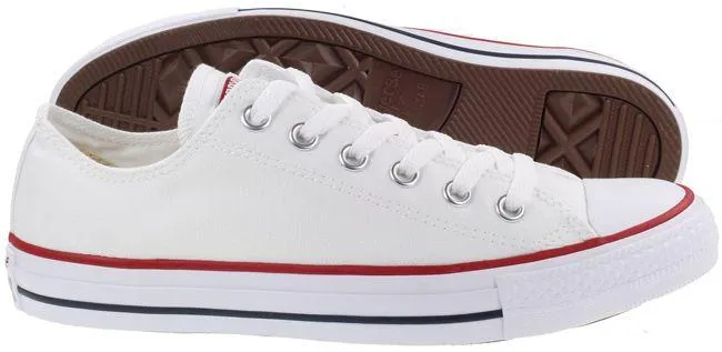 Converse Mens Shoes All Star Ox Low Optical White