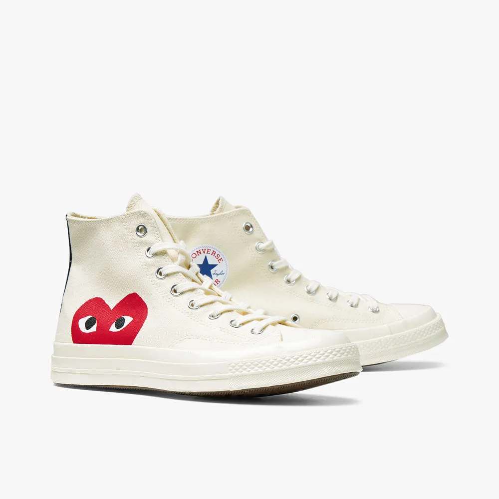 Converse x COMME des GARÇONS PLAY Chuck Taylor Hi / Off White