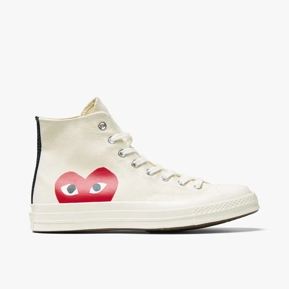 Converse x COMME des GARÇONS PLAY Chuck Taylor Hi / Off White