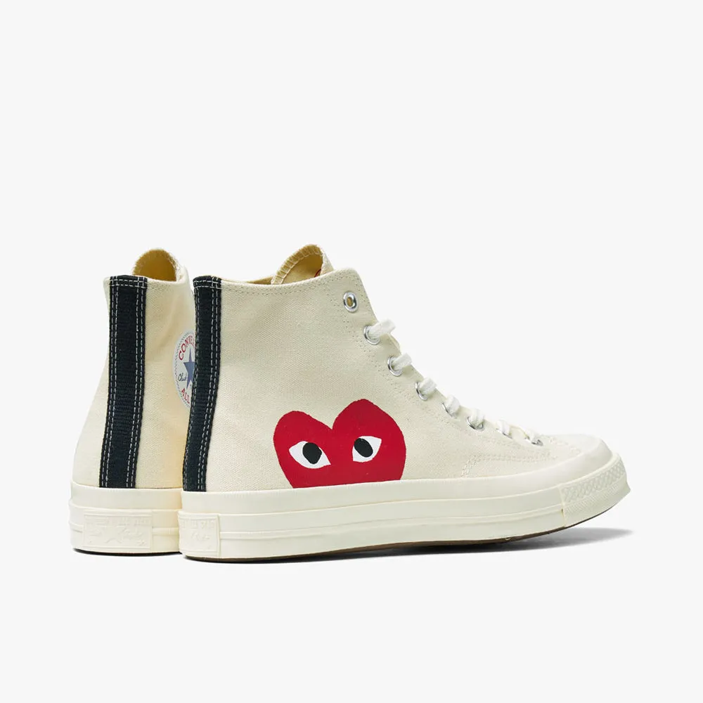 Converse x COMME des GARÇONS PLAY Chuck Taylor Hi / Off White