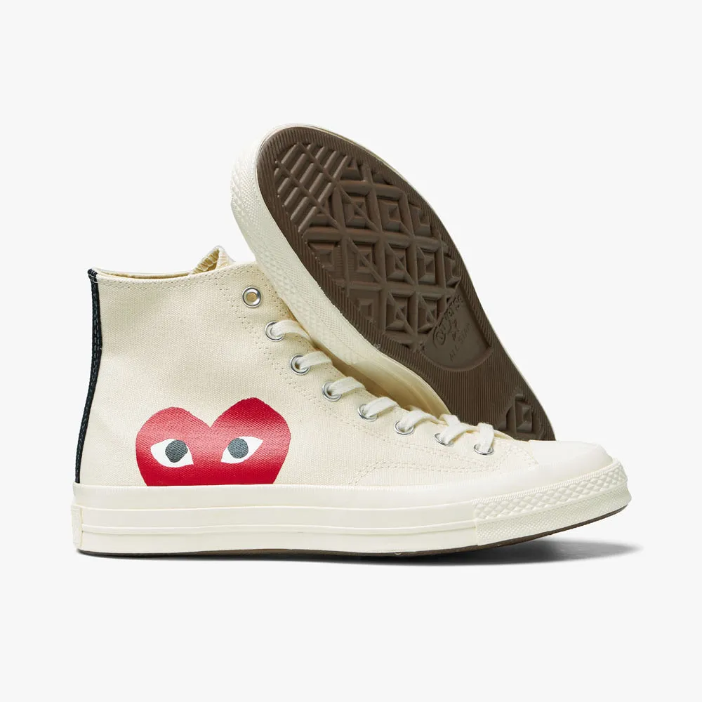 Converse x COMME des GARÇONS PLAY Chuck Taylor Hi / Off White