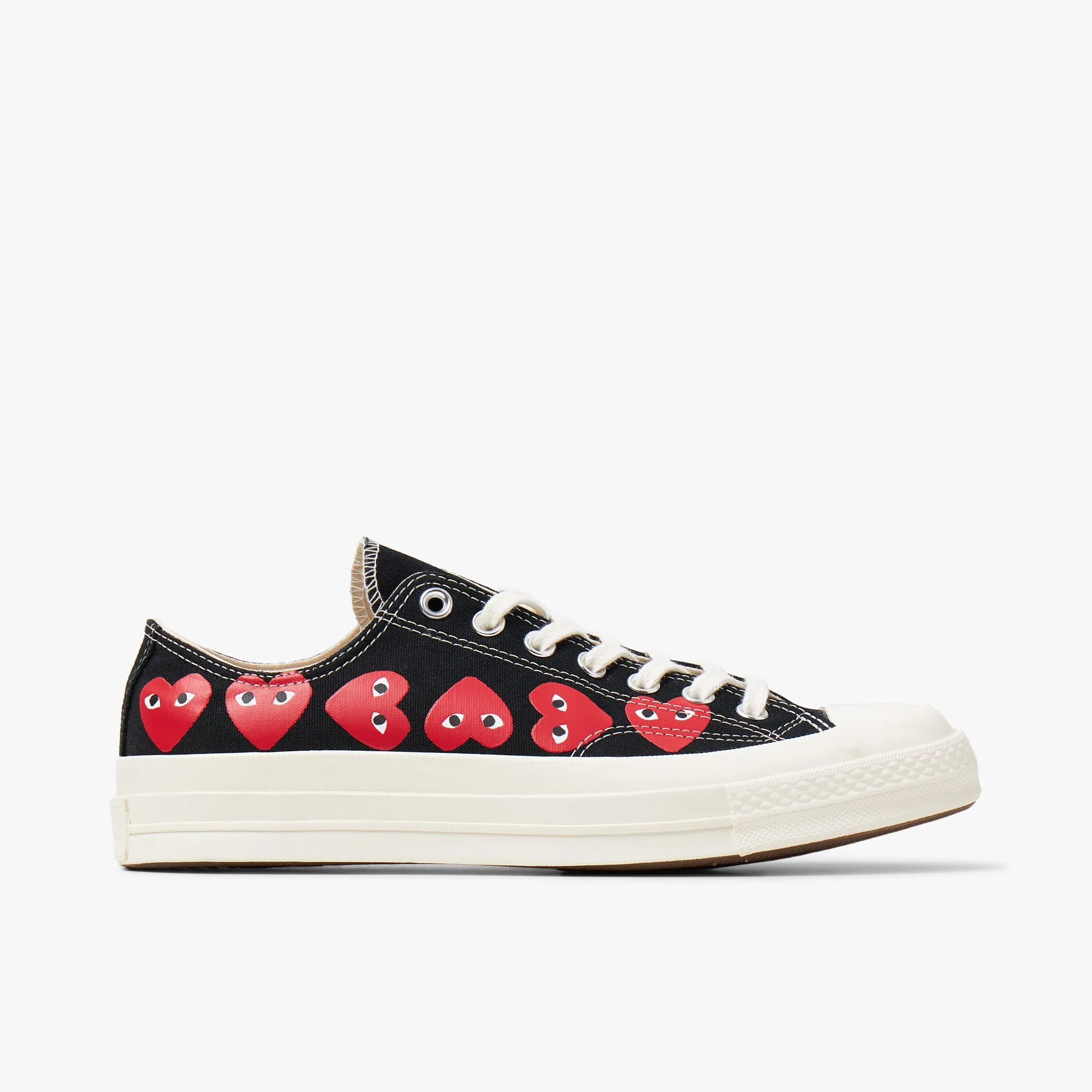 Converse x COMME des GARÇONS PLAY Chuck Taylor Ox / Multi Heart Black