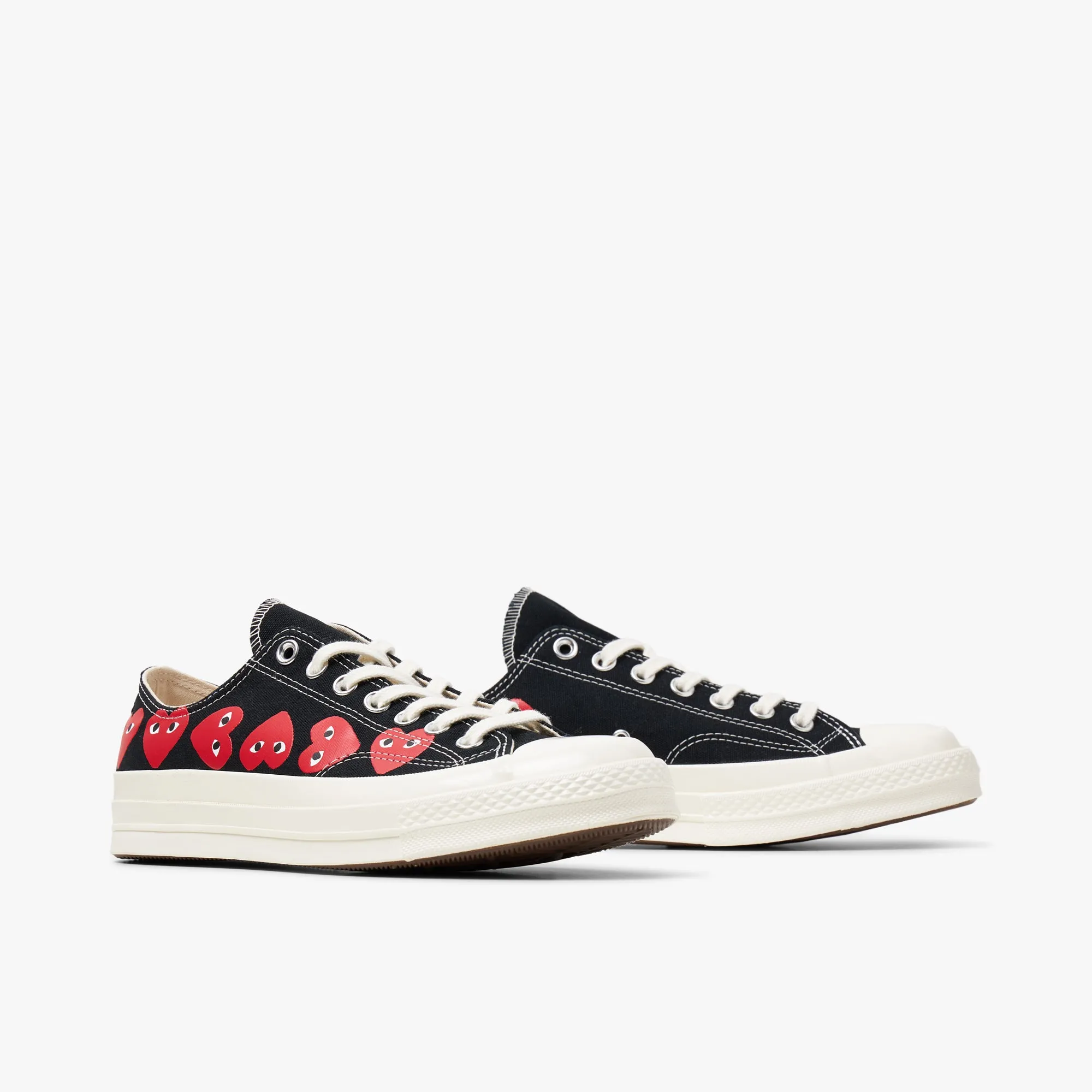 Converse x COMME des GARÇONS PLAY Chuck Taylor Ox / Multi Heart Black