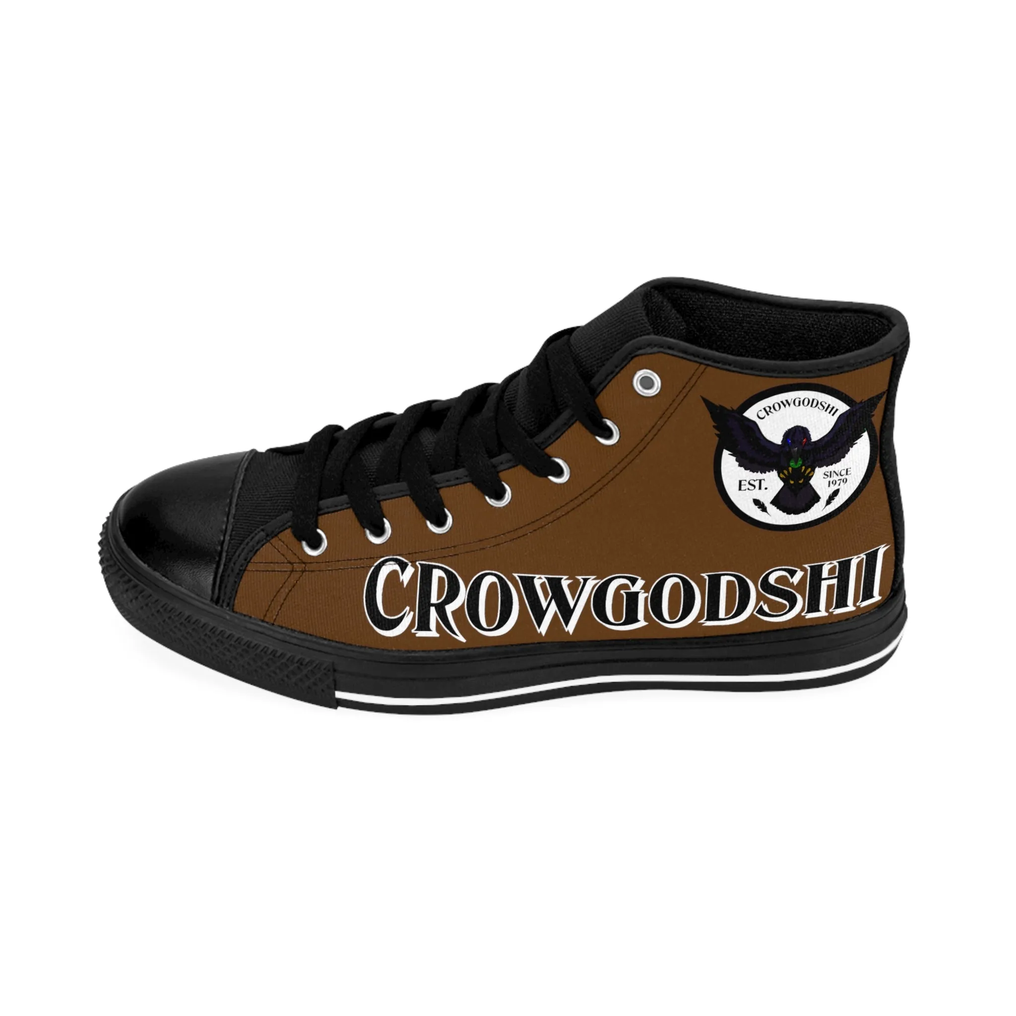 Crowgodshi High-Tops, BROWN