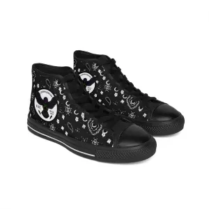 Crowgodshi Men's Black Colors High-Tops