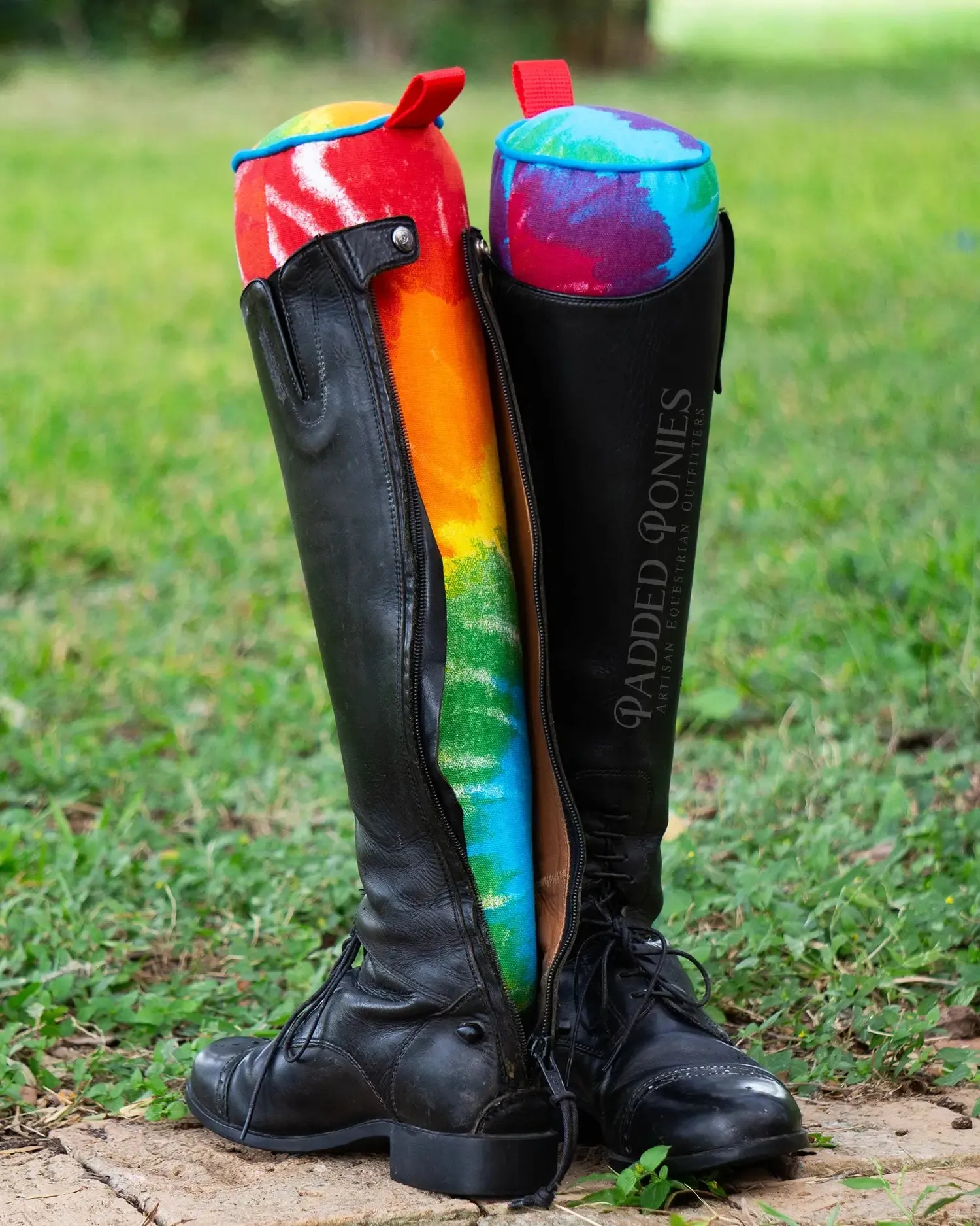 Custom Tie Dye Tall Boot Trees