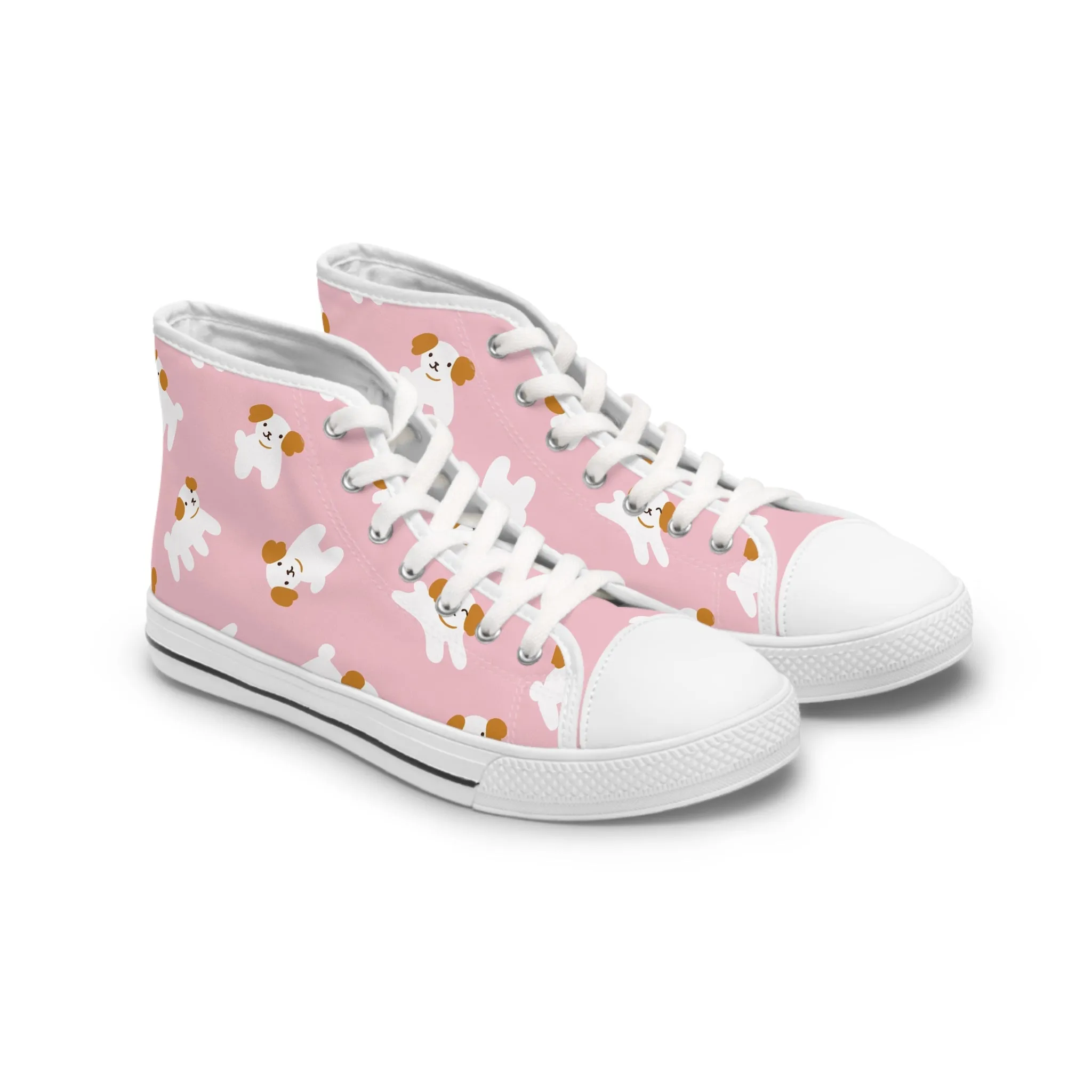 Cute Dog Women's High Top Sneakers