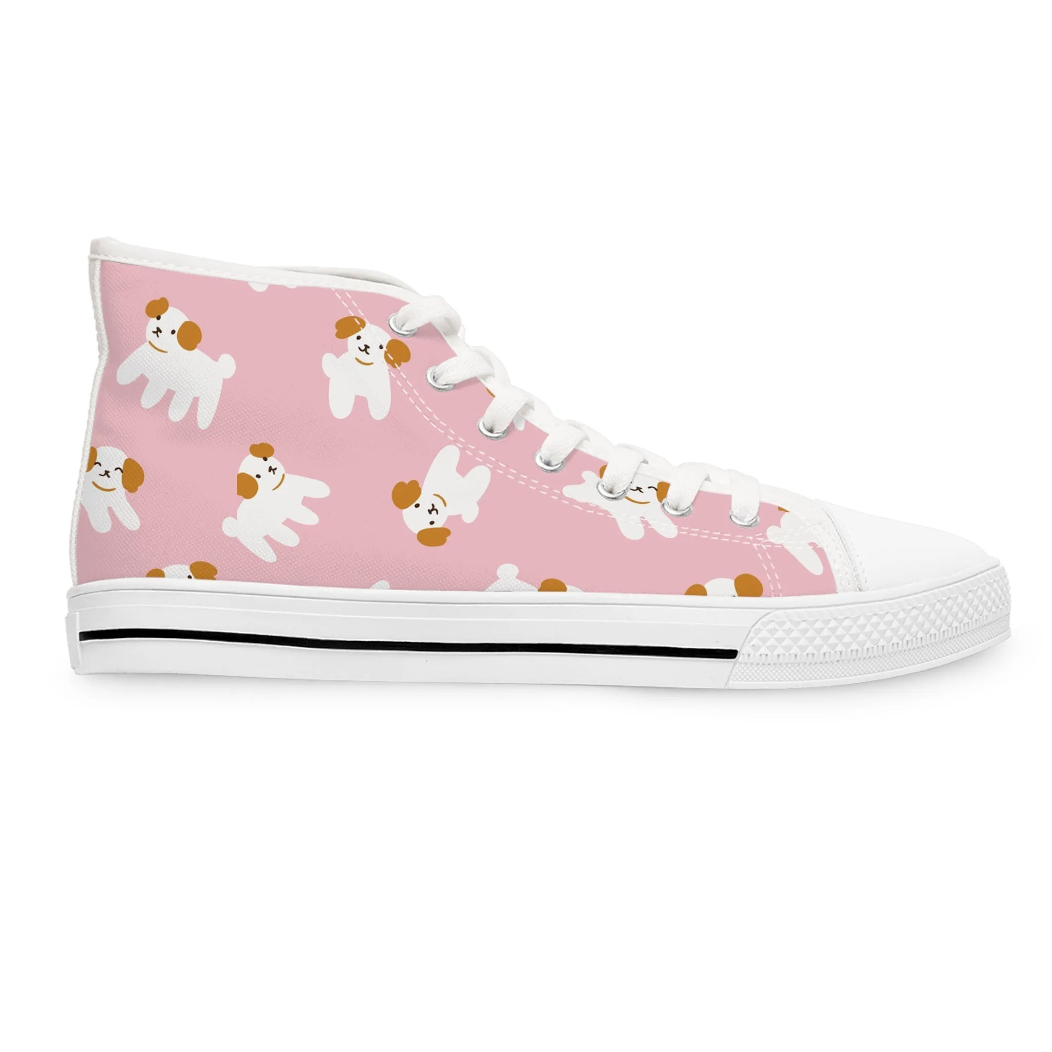 Cute Dog Women's High Top Sneakers