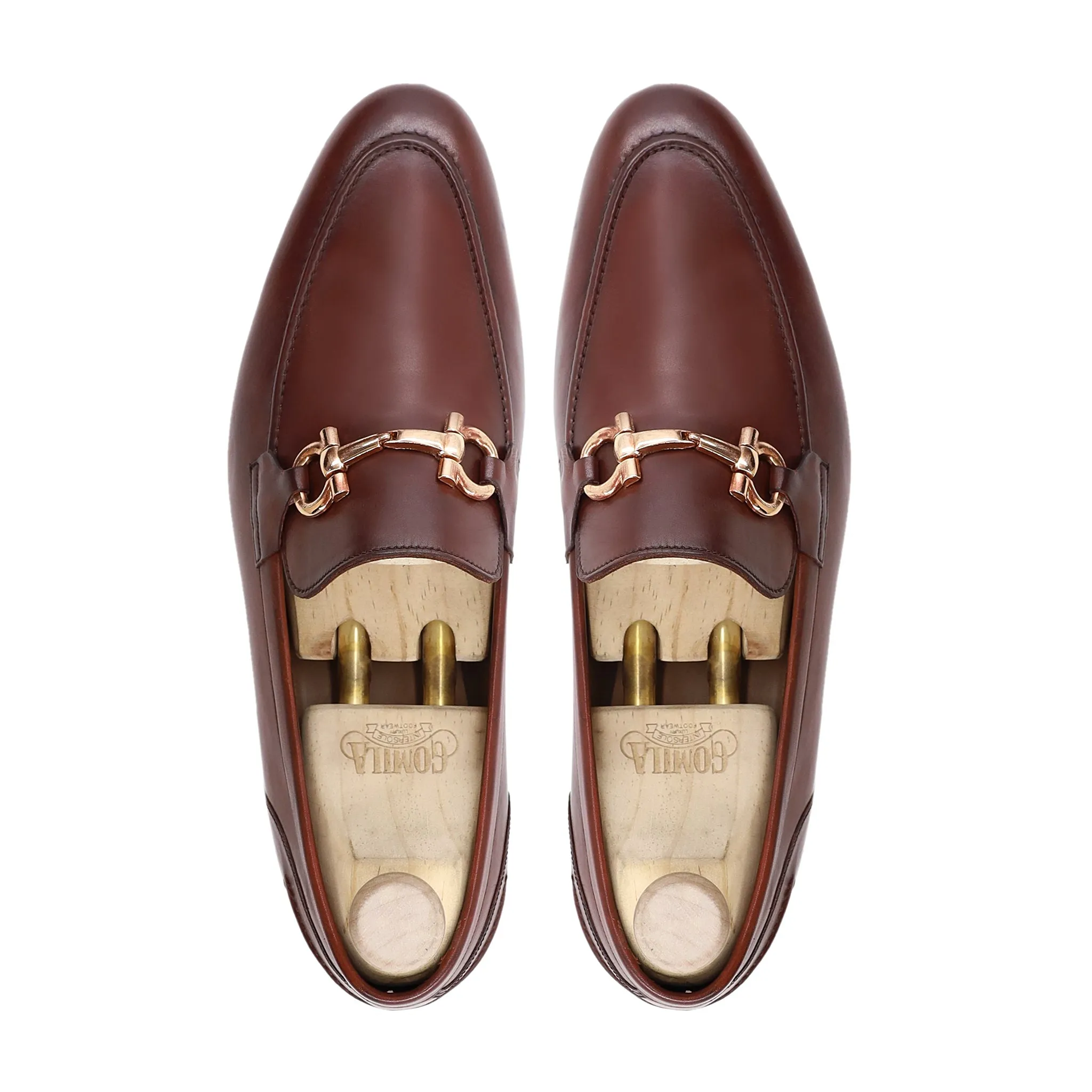 Danica - Men's Reddish Brown Calf Leather Loafer