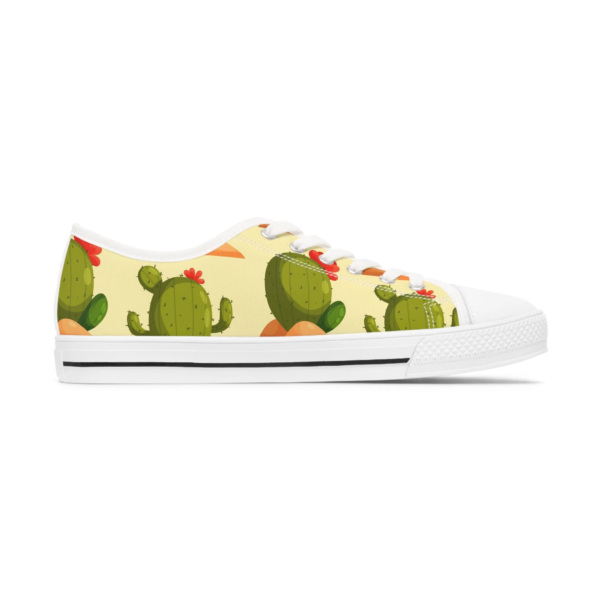 Desert Cactus Women's Low Top Sneakers