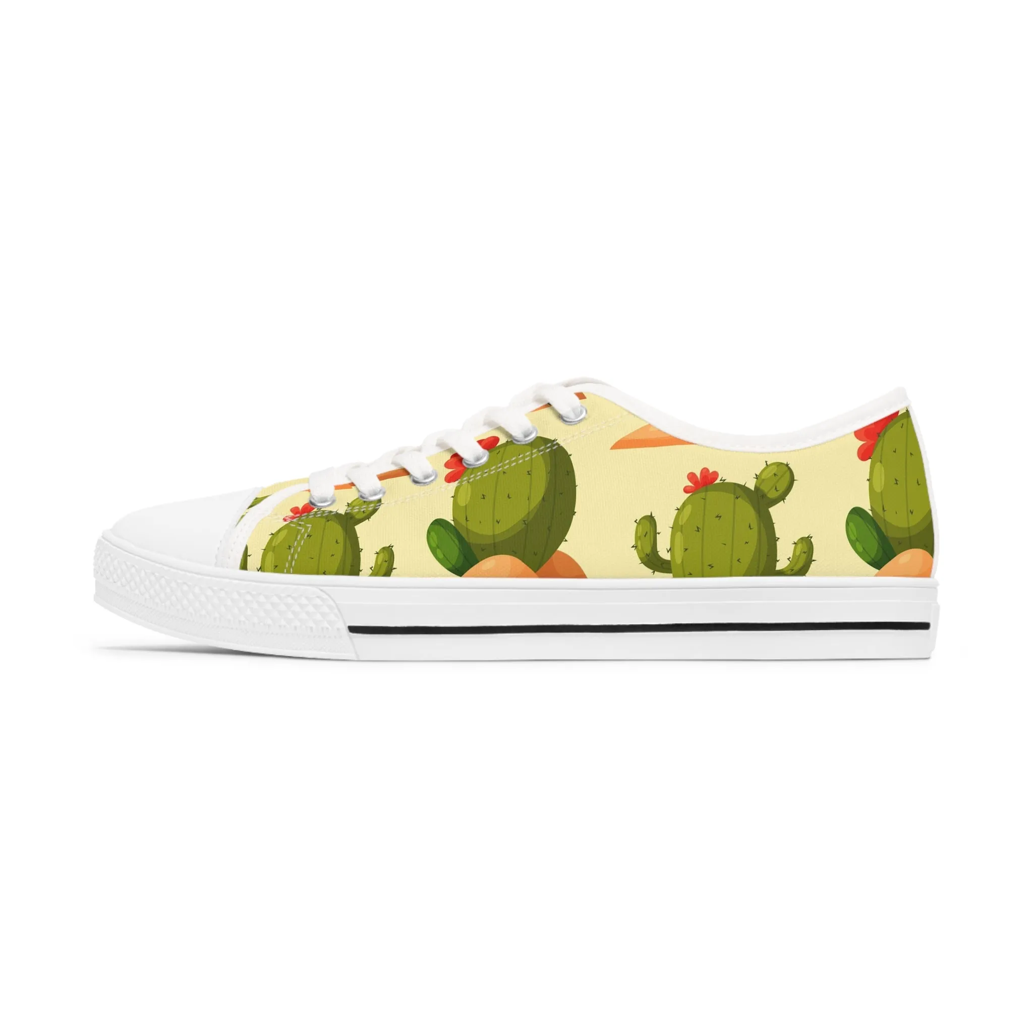 Desert Cactus Women's Low Top Sneakers