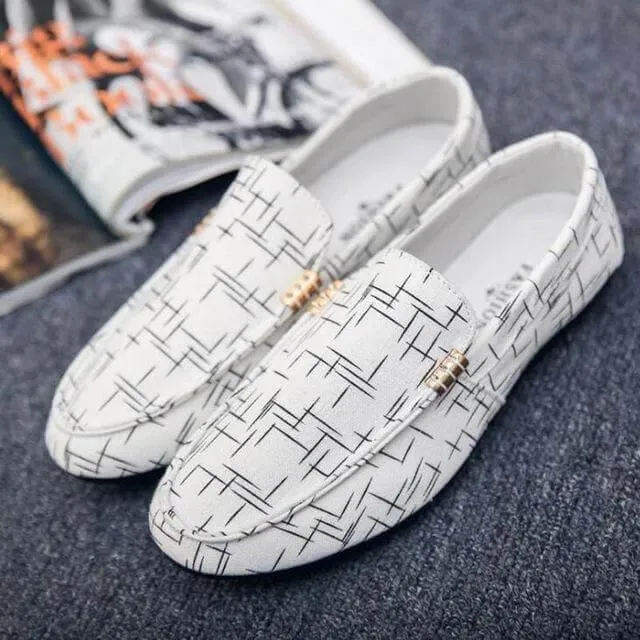 Designer Canvas Seasonal Slip-on Men Casual Shoes