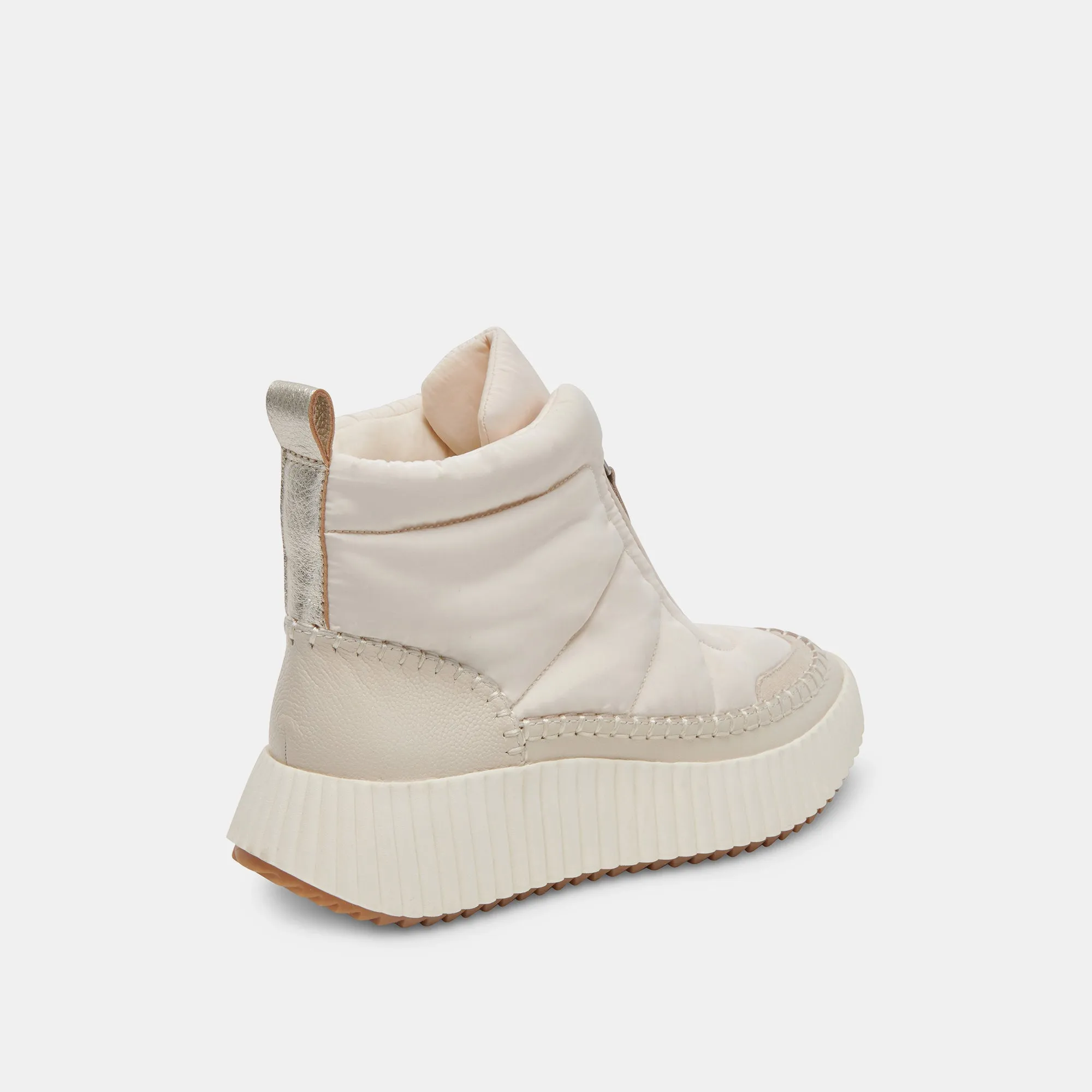 DEVLIN SNEAKERS IVORY NYLON