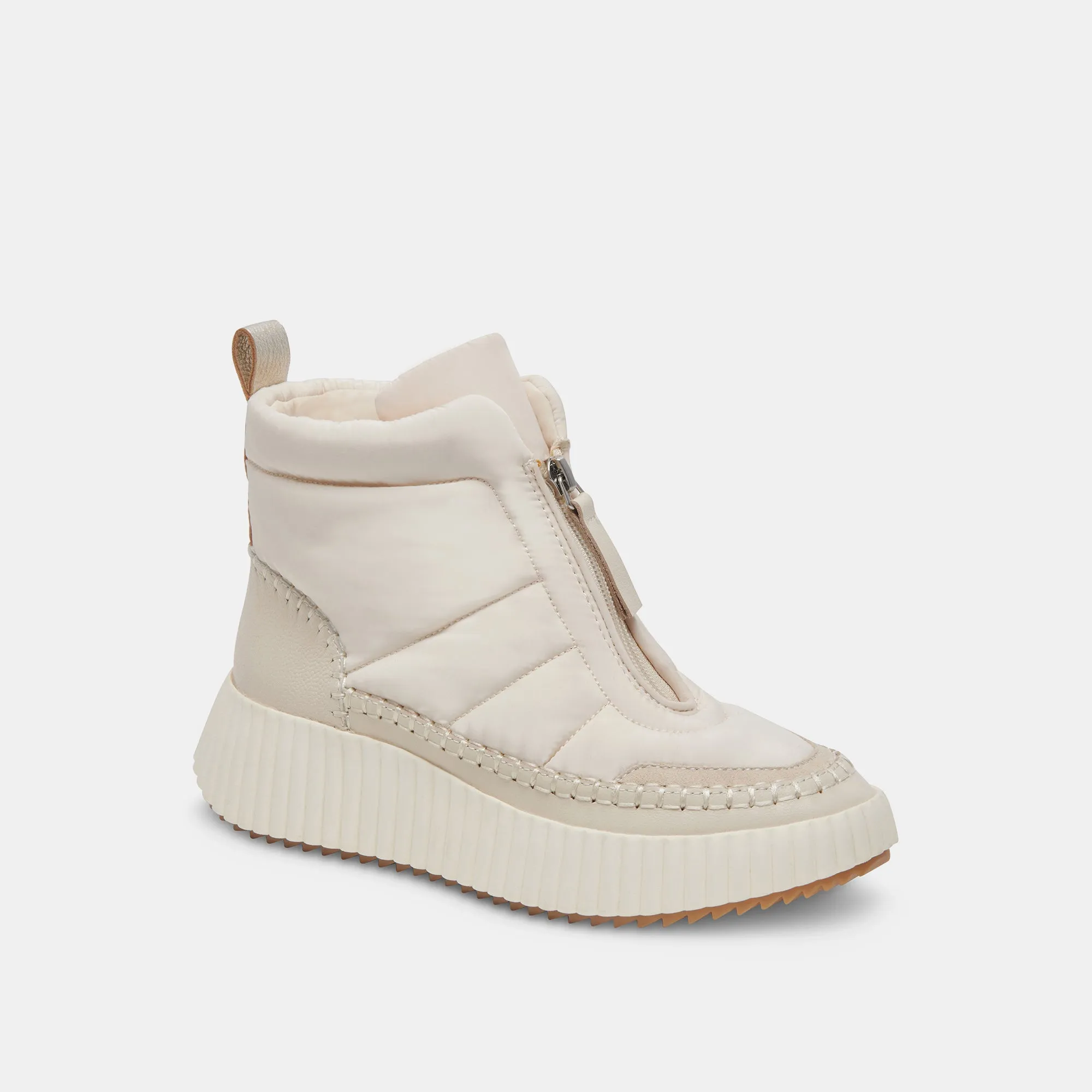 DEVLIN SNEAKERS IVORY NYLON