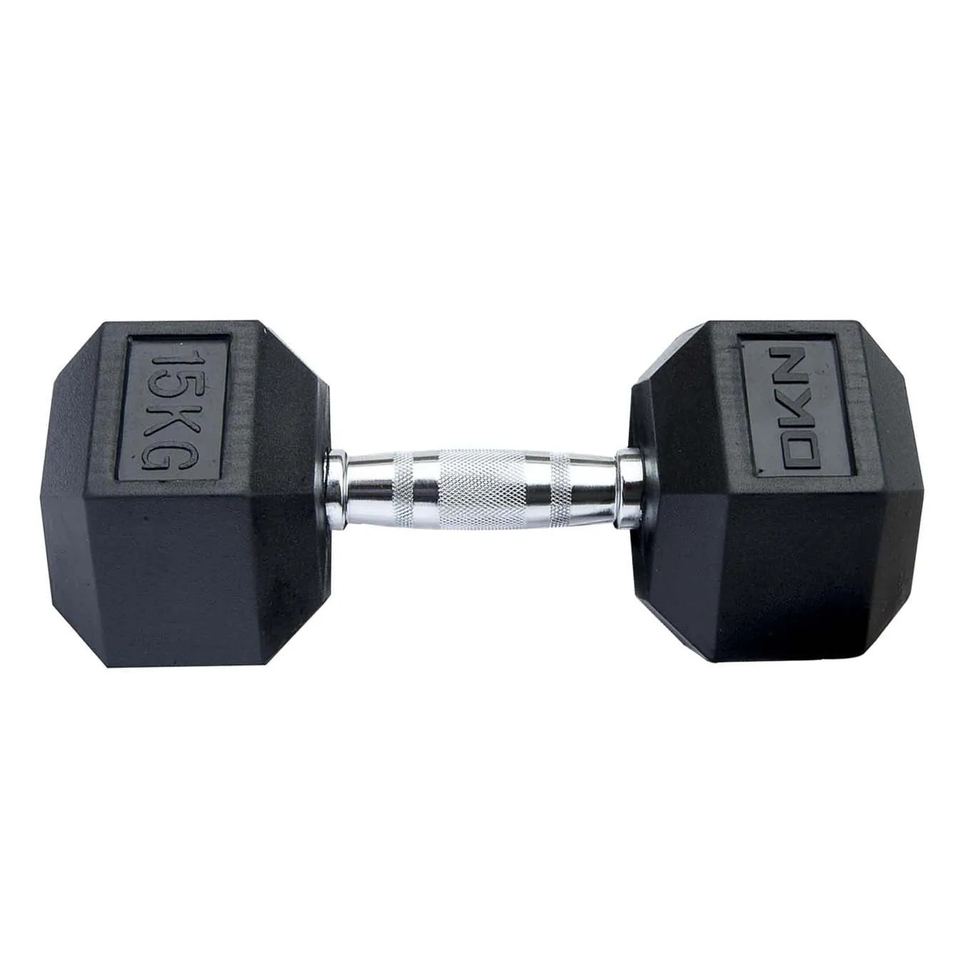 DKN Rubber Hex Dumbbells