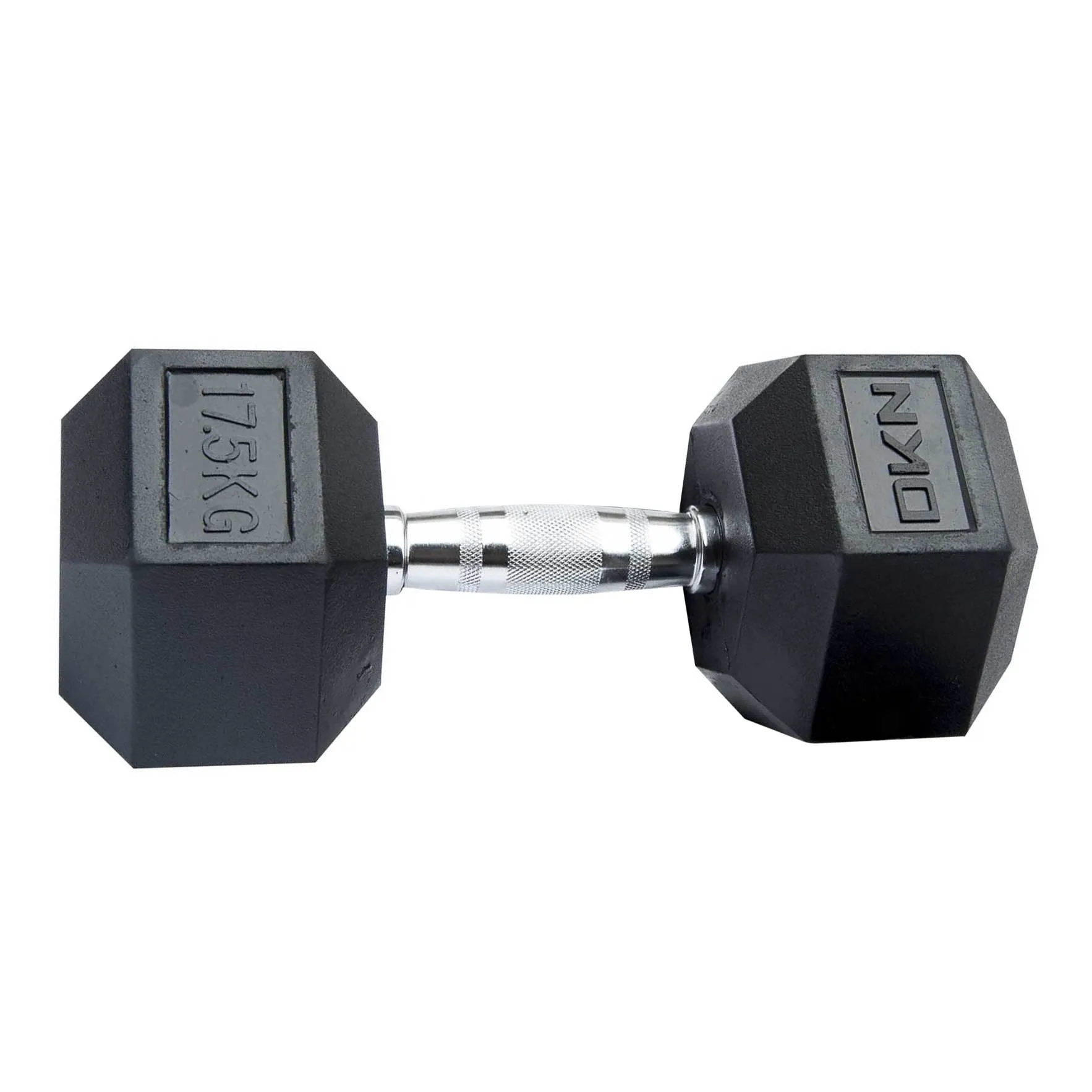 DKN Rubber Hex Dumbbells