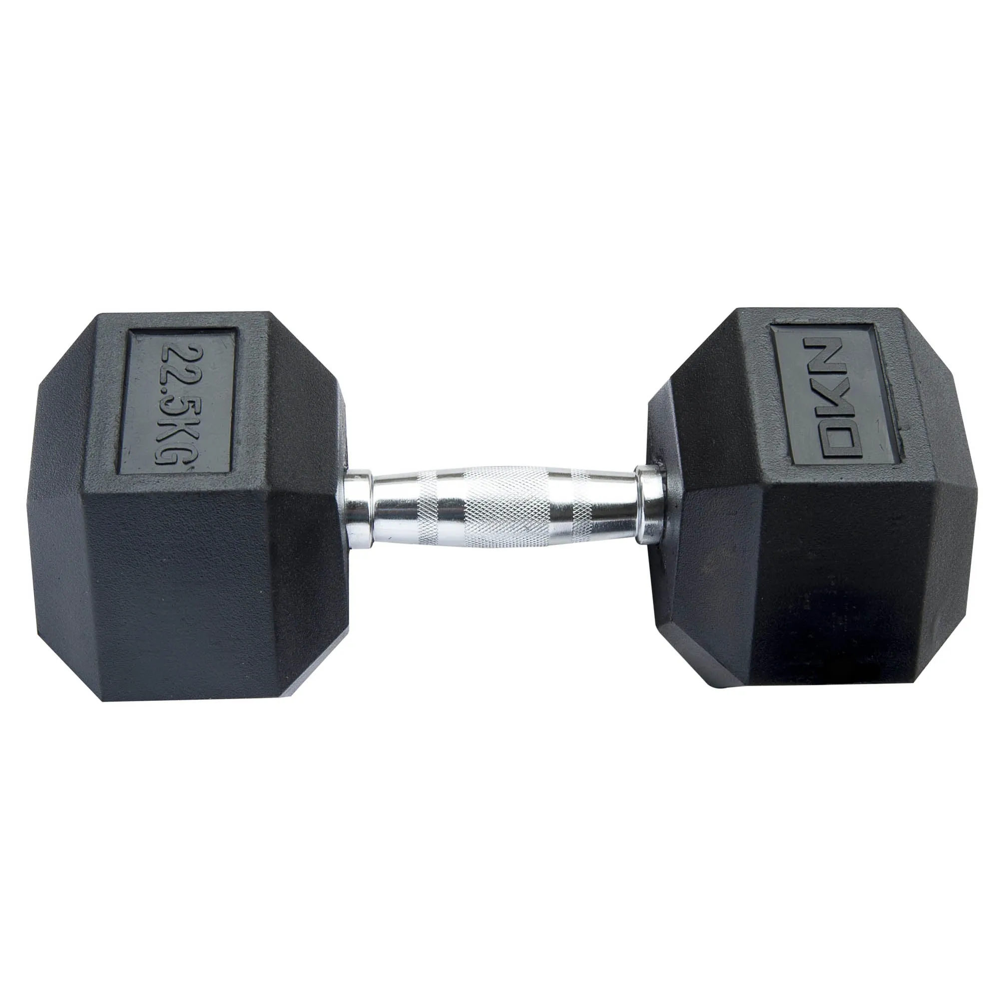 DKN Rubber Hex Dumbbells