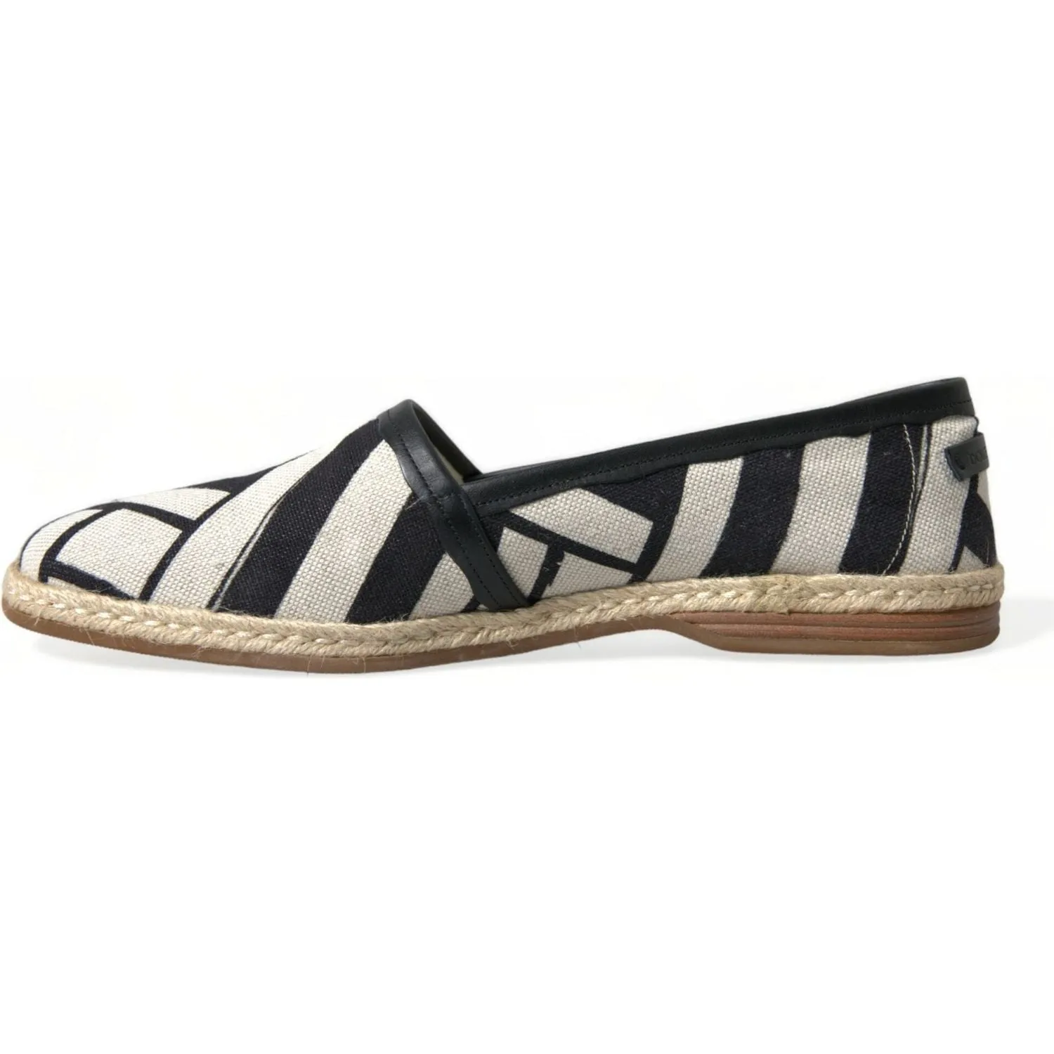 Dolce & Gabbana Chic Striped Canvas Espadrilles