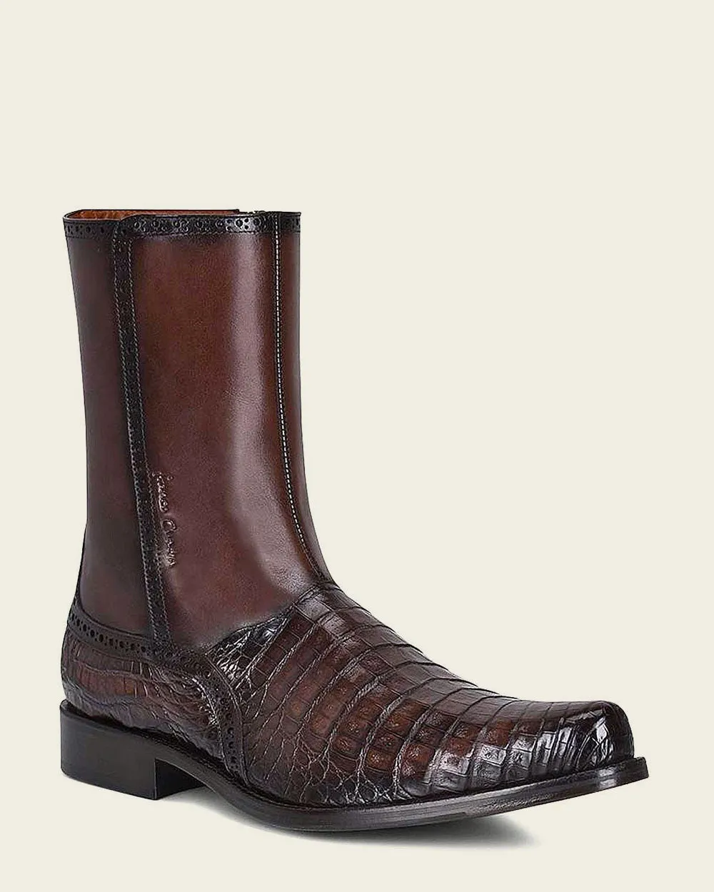 Dress brown ultra exotic boot