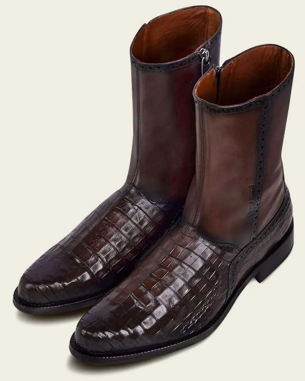 Dress brown ultra exotic boot