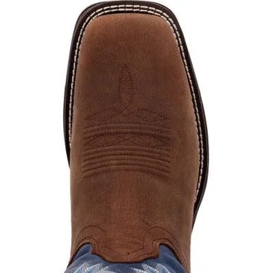 Durango Men's Rebel 12" ST Western Work Boot -Brown And Blue- DDB0429