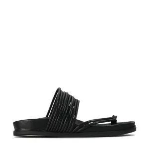 EOS Carmella Sandals in Black Leather