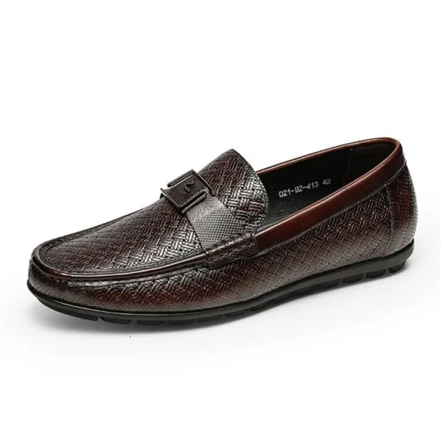 Exotic Chic CrocFlex Slip-On Loafer Shoes