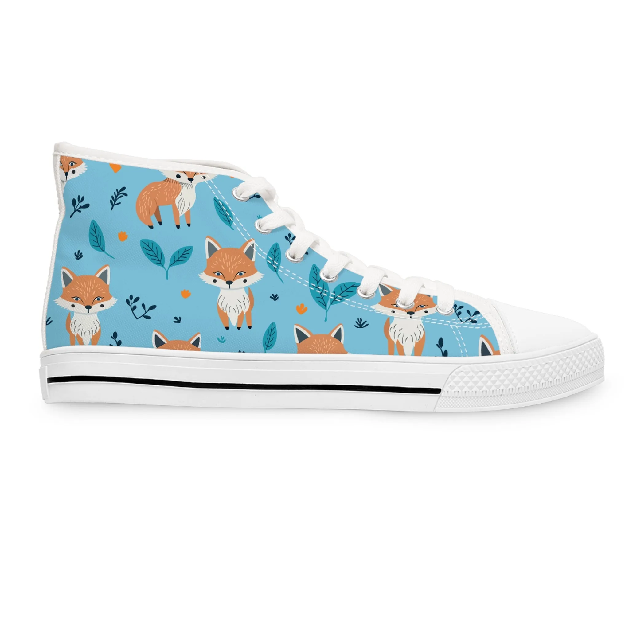 Fairy Foxes Women's High Top Sneakers