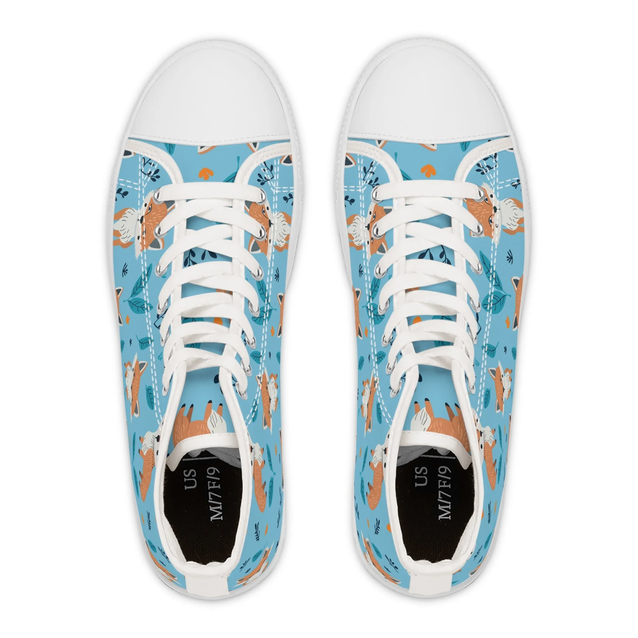 Fairy Foxes Women's High Top Sneakers