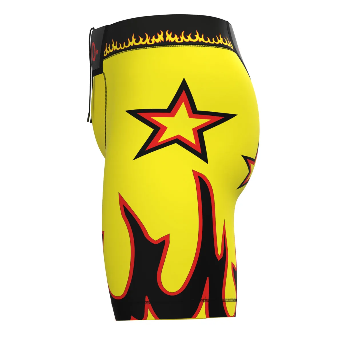 Flames Compression MMA Shorts