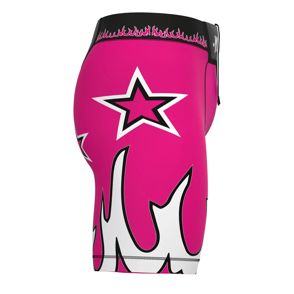 Flames Compression MMA Shorts